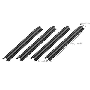 Planet Gates 4pcs Black 4pcs Car Charging Data Cable Arrangement Harness Car Interior Cable Line Sleeve Protector Universal Hidden Wire Cover