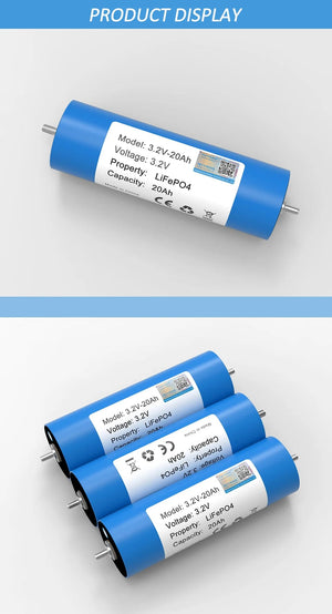 Planet Gates 4pcs C40 20AH 4pcs 3.2V 20Ah battery pack LiFePO4 C40 phosphate Cell for 4S 8s 12V 24V Motorcycle Car motor batteries Modification Grade A