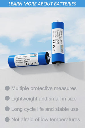 Planet Gates 4pcs C40 20AH 4pcs 3.2V 20Ah battery pack LiFePO4 C40 phosphate Cell for 4S 8s 12V 24V Motorcycle Car motor batteries Modification Grade A