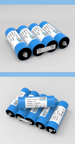 Planet Gates 4pcs C40 20AH 4pcs 3.2V 20Ah battery pack LiFePO4 C40 phosphate Cell for 4S 8s 12V 24V Motorcycle Car motor batteries Modification Grade A