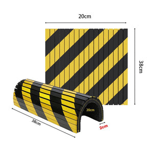 Planet Gates 4PCS Car Park Wall Protector Foam Edge Corner Anti-collision Sticker Garage Columns Anti Scratch Safe Car Door Bumper Protectors