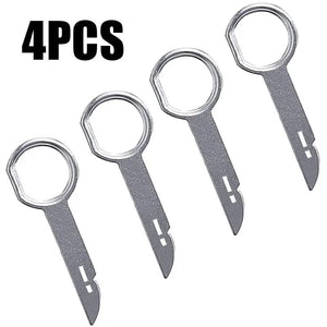 Planet Gates 4pcs Car Radio Removal Tool Stereo Key Useful Radio Stereo Release Removal Install Tool Car Repair Tool Accessories Removal Tool