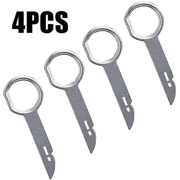 Planet Gates 4pcs Car Radio Removal Tool Stereo Key Useful Radio Stereo Release Removal Install Tool Car Repair Tool Accessories Removal Tool