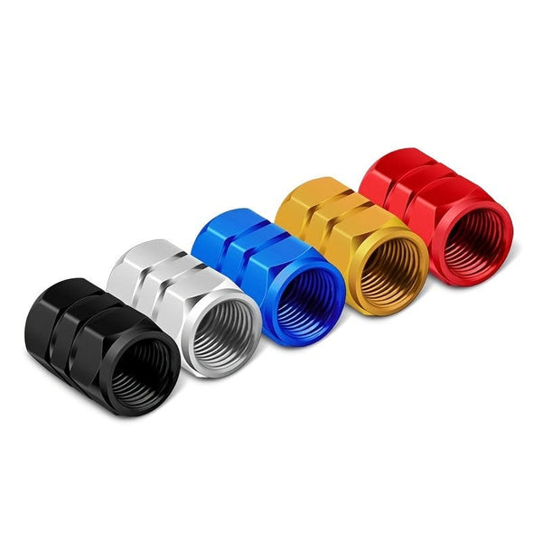 Planet Gates 4pcs Car Valve Cap, Valve Cover, Aluminum Alloy Tire Valve Covers, Cool Modification