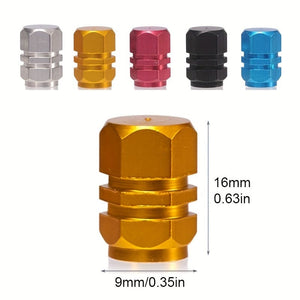 Planet Gates 4pcs Car Valve Cap, Valve Cover, Aluminum Alloy Tire Valve Covers, Cool Modification