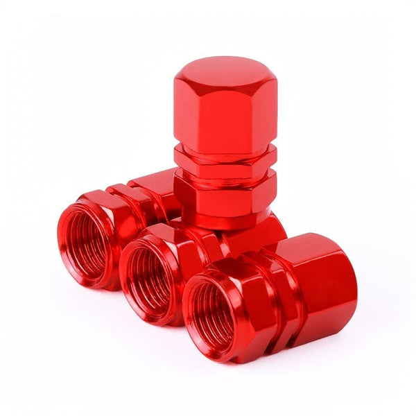 Planet Gates 4pcs Car Valve Cap, Valve Cover, Aluminum Alloy Tire Valve Covers, Cool Modification