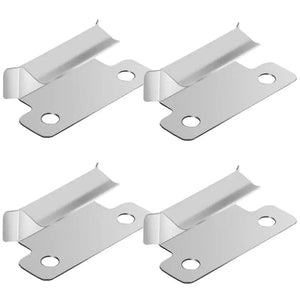 Planet Gates 4Pcs Clips A Creality 4PCS 3D Printer Parts Stainless Steel Glass Heated Bed Clips Clamp Holder Heatbed Clip For Ender 3 V2 Ender3 Pro CR-10S