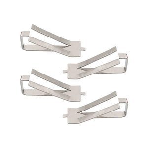Planet Gates 4Pcs Clips B Creality 4PCS 3D Printer Parts Stainless Steel Glass Heated Bed Clips Clamp Holder Heatbed Clip For Ender 3 V2 Ender3 Pro CR-10S