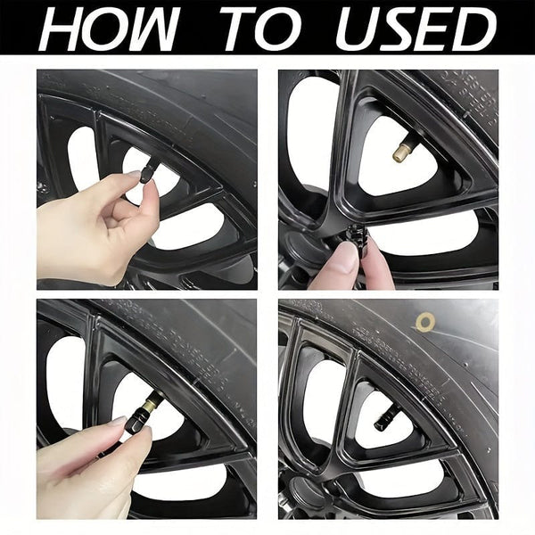 Planet Gates 4pcs Cool Tire Cover Aluminum Alloy Valve Tire Valve Stem Valve Car Wheel Valve Car Dust-proof Tire Hexagon, Car Exterior Accessories