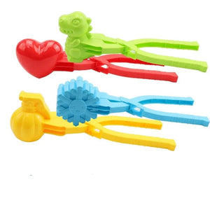 Planet Gates 4pcs Cute Bear Duck Snowball Clip Snow Clay Ball Maker Creative Snowballs Mold Snow Shovel for Kids Outdoor Sports Snow Toys