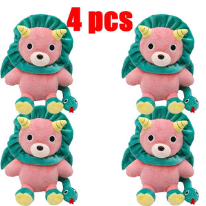 Planet Gates 4pcs Cute Spy X Family Plush Toys Cute Soft Stuffed Plush Anya Forger Chimera Pillow Dolls For Kid Birthday Christmas Gifts