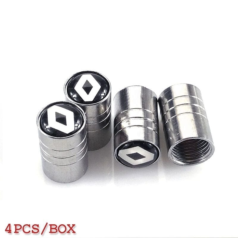 Planet Gates 4pcs Enhance Your Renault's Look with These Stylish Car Wheel Tire Valve Tyre Caps Covers!