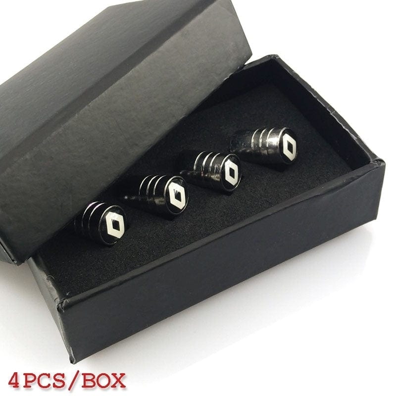 Planet Gates 4pcs Enhance Your Renault's Look with These Stylish Car Wheel Tire Valve Tyre Caps Covers!