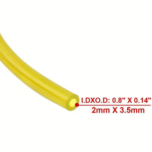 Planet Gates 4pcs Fuel Line Hose Small Engine Tube For For Zama Poulan Weedeater Craftsman  (4 Size/ Each 152.4 Cm) I.D. X O.D. 7.62/81.28cm X 7.62/40.64cm 2.54/20.32cm X 7.62/40.64cm 2.54/20.32cm X 2.54/10.16cm.203.2cm X.3.56