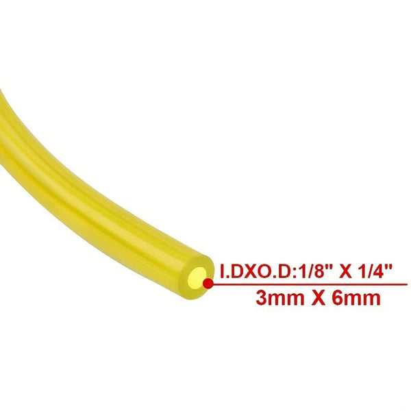 Planet Gates 4pcs Fuel Line Hose Small Engine Tube For For Zama Poulan Weedeater Craftsman  (4 Size/ Each 152.4 Cm) I.D. X O.D. 7.62/81.28cm X 7.62/40.64cm 2.54/20.32cm X 7.62/40.64cm 2.54/20.32cm X 2.54/10.16cm.203.2cm X.3.56