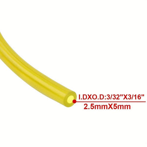 Planet Gates 4pcs Fuel Line Hose Small Engine Tube For For Zama Poulan Weedeater Craftsman  (4 Size/ Each 152.4 Cm) I.D. X O.D. 7.62/81.28cm X 7.62/40.64cm 2.54/20.32cm X 7.62/40.64cm 2.54/20.32cm X 2.54/10.16cm.203.2cm X.3.56