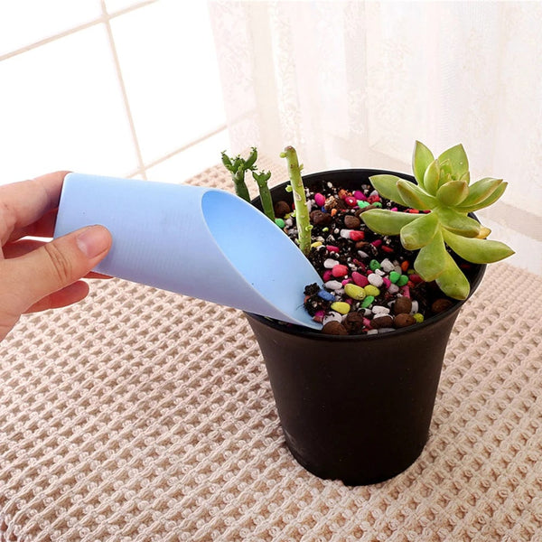 Planet Gates 4Pcs Garden Planter Kit Sowing Shovel Scoop Bucket Spoon Succulents Seedlings Tool Bonsai Fertilizer Drilling Device DIY