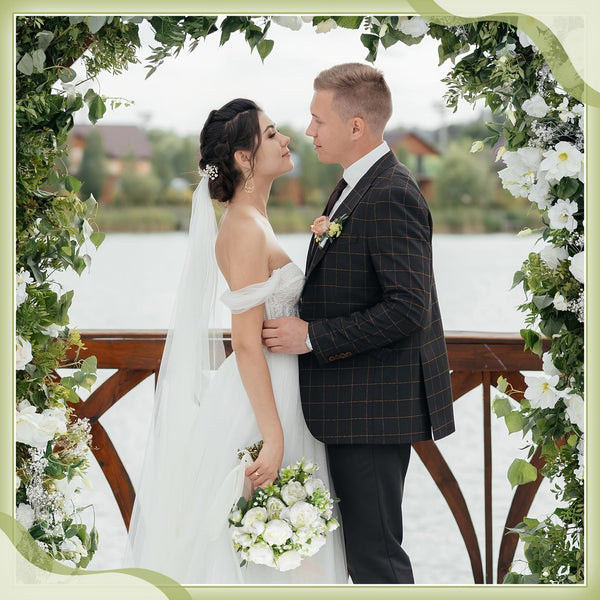 Planet Gates 4pcs High-End Artificial Peony Flower Arrangement 4pcs White Simulation Flowers for Home Desktop Hotel Wedding Table Centerpieces Fake Plastic Decorations for St Patrick's Day and Easter Aesthetic Room Décor