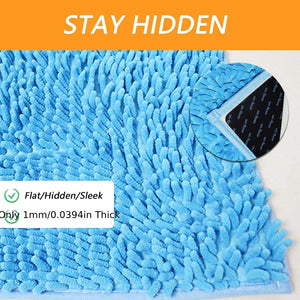 Planet Gates 4pcs L-shapes + 8pcs Trapezoid 12pcs Area Rug With Tape, Non Slip Reusable Rug Pad, Washable Rug Tape For Hardwood Floors, Tile Floors, Home Decor, Room Decor