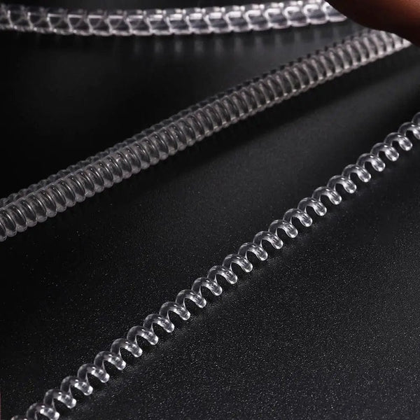 Planet Gates 4pcs/lot Transparent Spiral Based Ring Tools Spring Coil Ring Size Adjuster Guard Tightener Reducer Resizing Tool For Jewelry