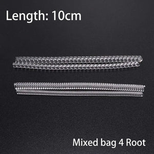 Planet Gates 4pcs/lot Transparent Spiral Based Ring Tools Spring Coil Ring Size Adjuster Guard Tightener Reducer Resizing Tool For Jewelry