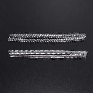 Planet Gates 4pcs/lot Transparent Spiral Based Ring Tools Spring Coil Ring Size Adjuster Guard Tightener Reducer Resizing Tool For Jewelry