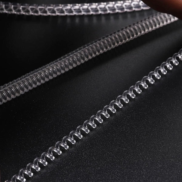 Planet Gates 4pcs/lot Transparent Spiral Based Ring Tools Spring Coil Ring Size Adjuster Guard Tightener Reducer Resizing Tool For Jewelry