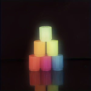 Planet Gates 4pcs Luminous Valve Stem Caps, Universal Car Fluorescent Car Tire Valve Caps, Luminous Bicycle Tire Valve Stem Caps, Decorative Car Accessories