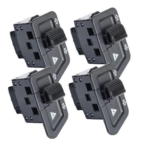 Planet Gates 4pcs Motorcycle Warning Lights Dual Flash Switches Motorcycle Electric Vehicle Modification Accessories Turn Signal Lights Starter