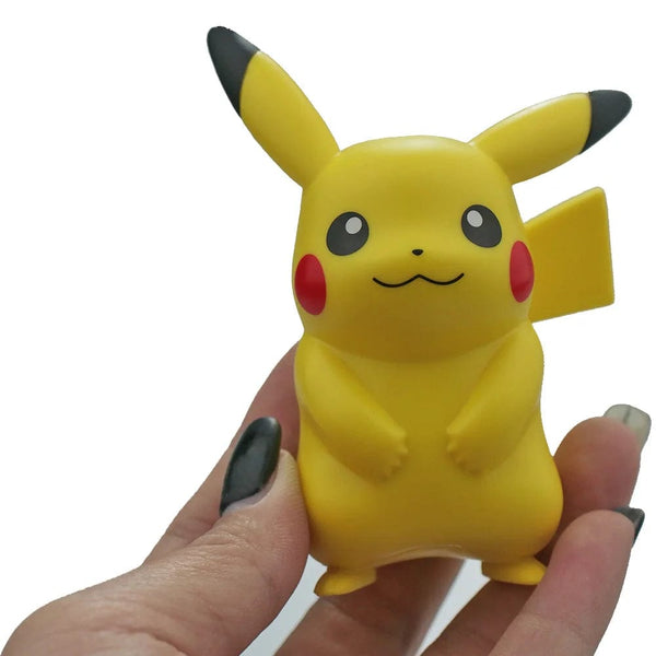 Planet Gates 4Pcs Pokemon Pikachu Anime Figure Toys PVC Cake Car Decoration Ornaments  Action Figure For Children Birthday Christmas Gifts