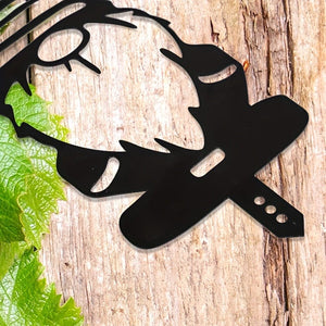 Planet Gates 4pcs Set 4pcs Creative Steel Garden Gnomes Statue With Spike Perfect For Decorating Your Garden, Yard, Outdoor Patio & Lawn!