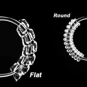 Planet Gates 4pcs/Set Ring Size Reducer Tools Spiral Spring Based Rings Adjust Invisible Transparent Tightener Resizing Tool Jewelry Guard