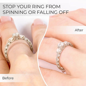 Planet Gates 4pcs/Set Ring Size Reducer Tools Spiral Spring Based Rings Adjust Invisible Transparent Tightener Resizing Tool Jewelry Guard