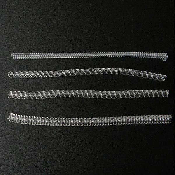 Planet Gates 4pcs/Set Ring Size Reducer Tools Spiral Spring Based Rings Adjust Invisible Transparent Tightener Resizing Tool Jewelry Guard