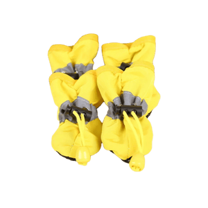 Planet Gates 4pcs/set Waterproof Pet Dog Shoes  Anti-slip Rain Boots Footwear for Small Cats Dogs Puppy Dog Pet Booties Pet Paw Accessories