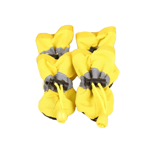 Planet Gates 4pcs/set Waterproof Pet Dog Shoes  Anti-slip Rain Boots Footwear for Small Cats Dogs Puppy Dog Pet Booties Pet Paw Accessories