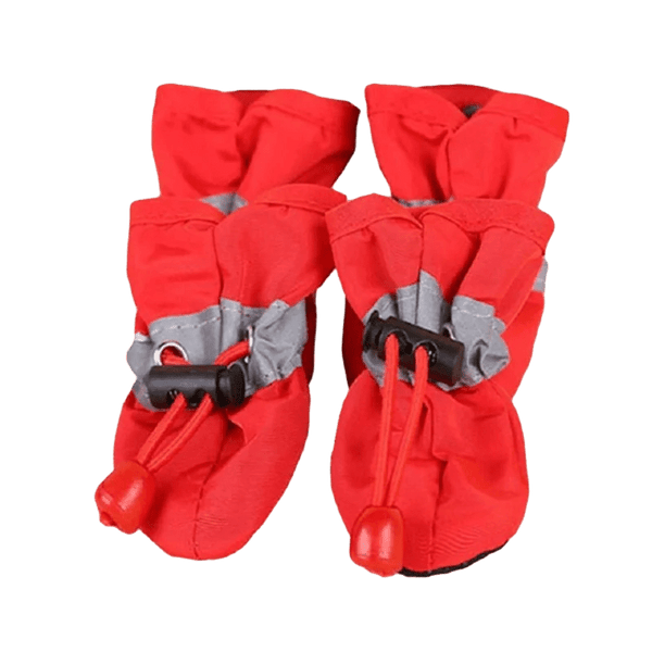 Planet Gates 4pcs/set Waterproof Pet Dog Shoes  Anti-slip Rain Boots Footwear for Small Cats Dogs Puppy Dog Pet Booties Pet Paw Accessories