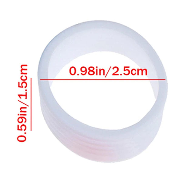 Planet Gates 4pcs Tennis Racket Rubber Ring Grip Stretchable Stretchy Handle  Shockproof Absorber Anti-vibration Silicone Sports Accessories