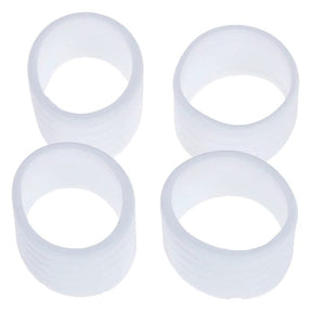 Planet Gates 4pcs Tennis Racket Rubber Ring Grip Stretchable Stretchy Handle  Shockproof Absorber Anti-vibration Silicone Sports Accessories