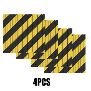 Planet Gates 4PCS Yellow 4PCS Car Park Wall Protector Foam Edge Corner Anti-collision Sticker Garage Columns Anti Scratch Safe Car Door Bumper Protectors