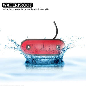 Planet Gates 4PCS Yellow  B / CHINA 4x Truck Side Marker Light LED Clearance Lamp For Caravan Trailer Tractor Lorry Warning Tail Light Car External Lamp 12V 24V