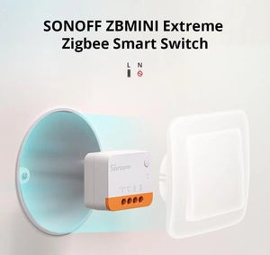 Planet Gates 4PCS ZBMINI / CHINA SONOFF ZBMINI-L2/ ZBMINI Zigbee DIY Smart Switch Module No Neutral Wire Required 2 Way Control Home Automation For Alexa eWelink