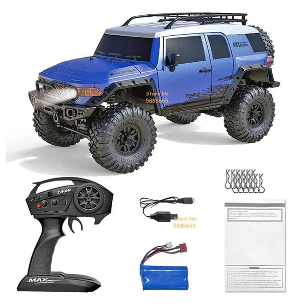 Planet Gates 4WD 45 Degree Climbing RC Off-road Crawler 2.4G 4WD 1/10 Professional Large RC Truck Independent Suspension RC Racing Drift Car