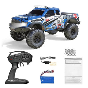 Planet Gates 4WD 45 Degree Climbing RC Off-road Crawler 2.4G 4WD 1/10 Professional Large RC Truck Independent Suspension RC Racing Drift Car