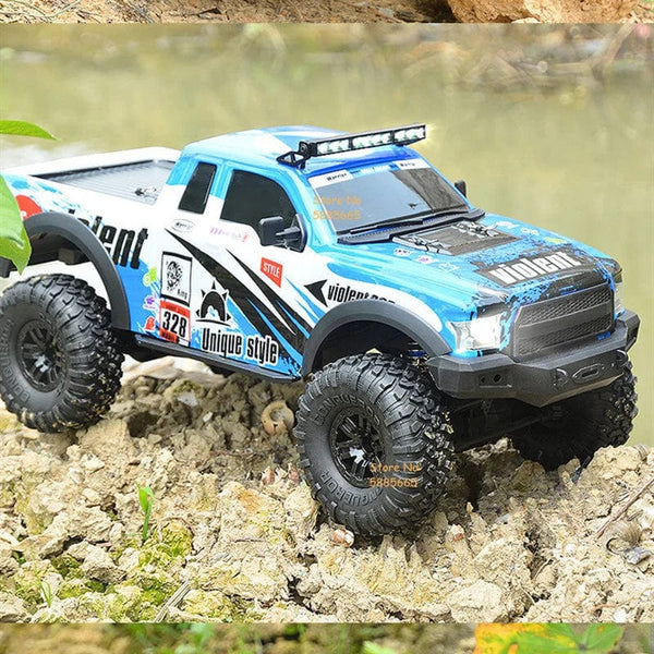 Planet Gates 4WD 45 Degree Climbing RC Off-road Crawler 2.4G 4WD 1/10 Professional Large RC Truck Independent Suspension RC Racing Drift Car