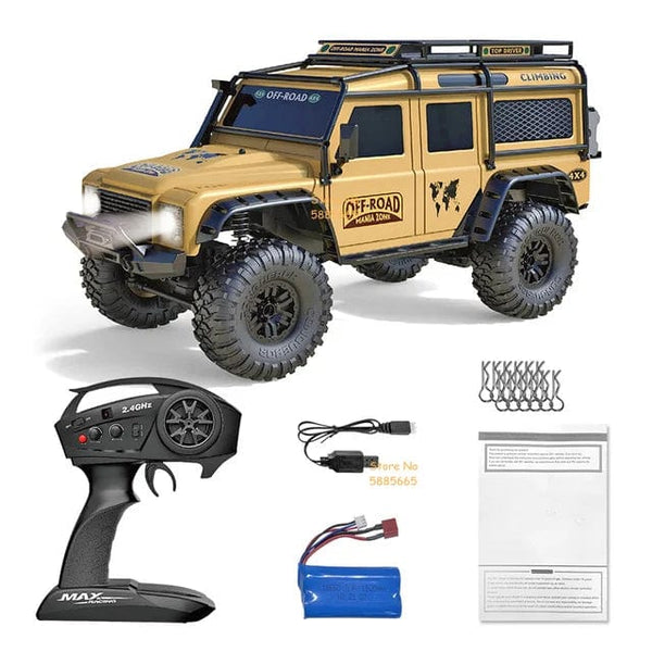 Planet Gates 4WD 45 Degree Climbing RC Off-road Crawler 2.4G 4WD 1/10 Professional Large RC Truck Independent Suspension RC Racing Drift Car