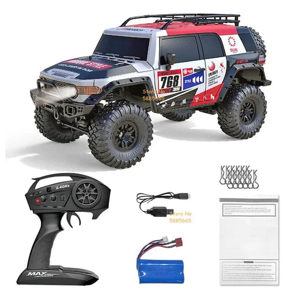 Planet Gates 4WD 45 Degree Climbing RC Off-road Crawler 2.4G 4WD 1/10 Professional Large RC Truck Independent Suspension RC Racing Drift Car