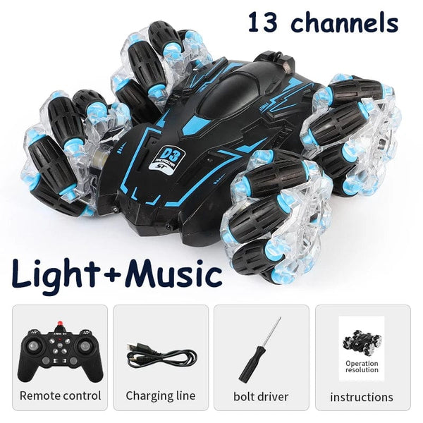 Planet Gates 4WD RC Car Drift Stunt Car 360 Degree Rotating Remote Control Gift Drift Car Off-road Car Racing Machine Model Vehicle Gift Kid