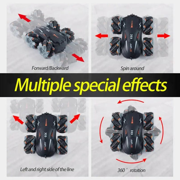 Planet Gates 4WD RC Car Drift Stunt Car 360 Degree Rotating Remote Control Gift Drift Car Off-road Car Racing Machine Model Vehicle Gift Kid