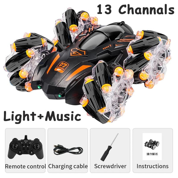 Planet Gates 4WD RC Car Drift Stunt Car 360 Degree Rotating Remote Control Gift Drift Car Off-road Car Racing Machine Model Vehicle Gift Kid